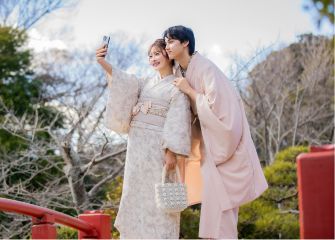 着付け終わったらすぐ観光できる